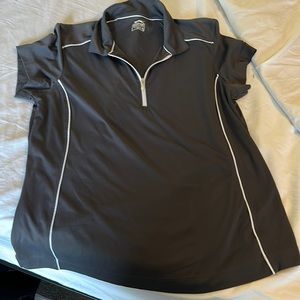 Dark grey XL Slazenger Golf Polo